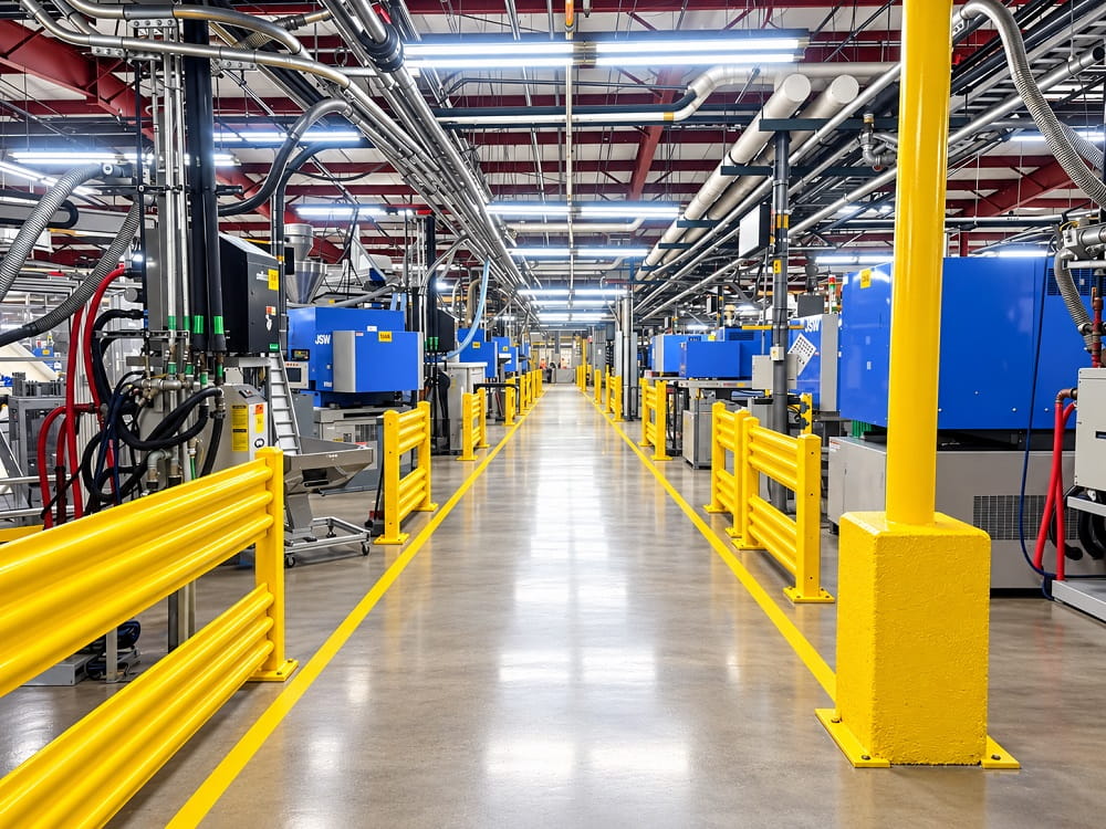 Precision injection-molded medical plastic components